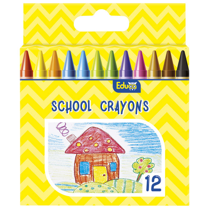 Boje voštane 12boja Color Educa