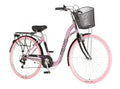 BICIKL FASHION VISITOR ELITE 28" 20" V-BRAKE 6 BRZINA 167-192CM (L/XL) ROZE