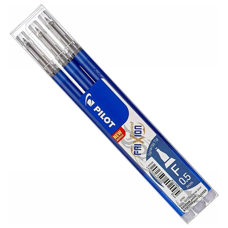 Ulošci za olovku piši-briši FRIXION PLAVI 0.5mm 3kom, Pilot