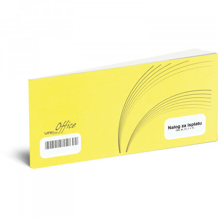 NALOG ZA ISPLATU OBRAZAC BR.2 1+1 UNI-LINE OFFICE