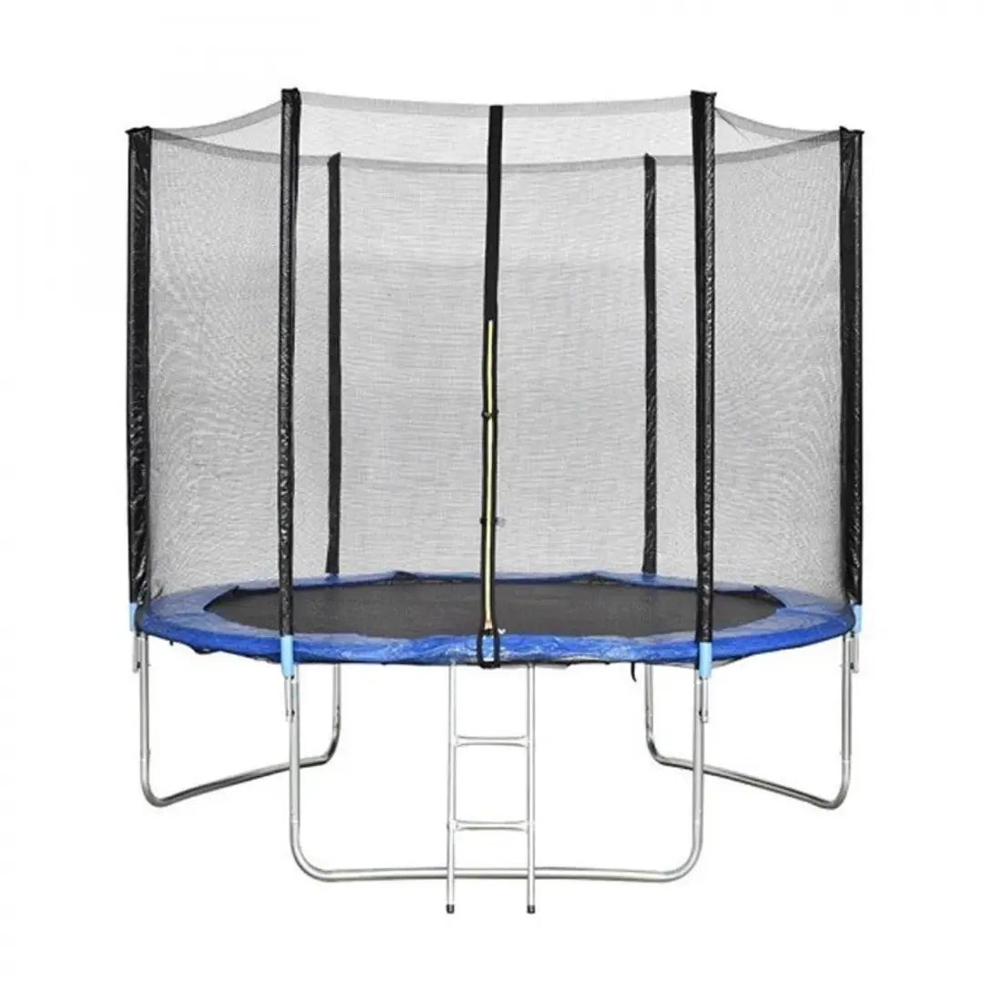 TRAMPOLINA 244CM SA SIGURNOSNOM MREZOM I MERDEVINAMA