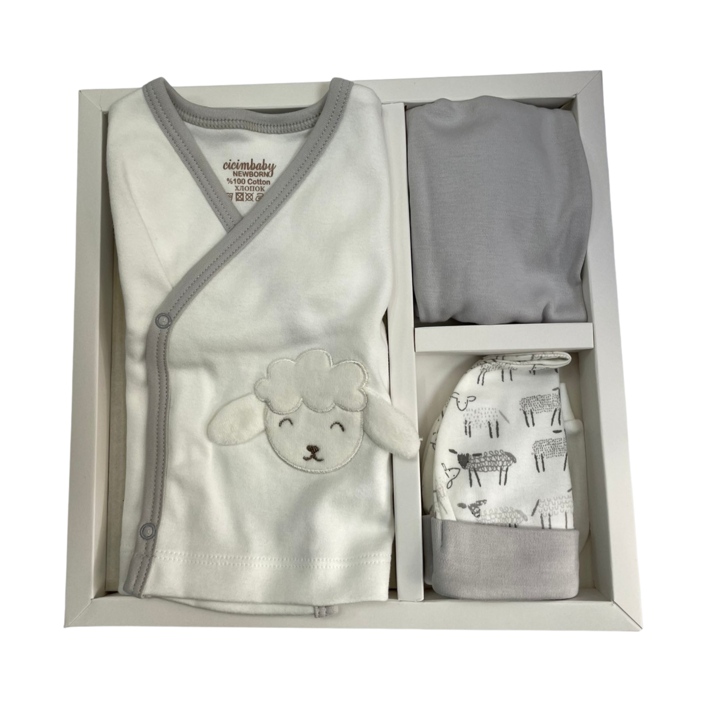 BEBI SET 5/1 BOJA SIVA VEL. 52