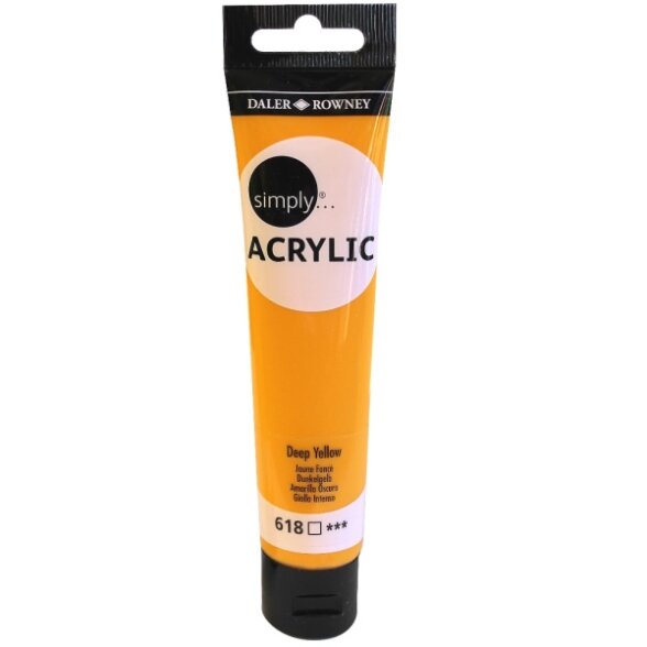 Daler-Rowney Akrilna boja 75 ml Deep Yellow