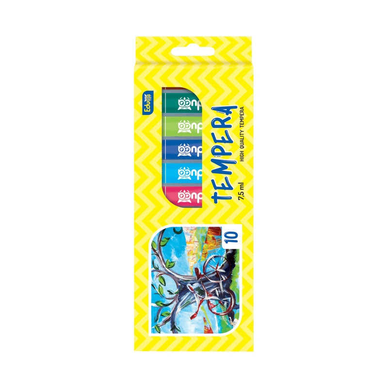 Boja tempera 7,5ml aluminijumska tuba 10boja/karton Educa