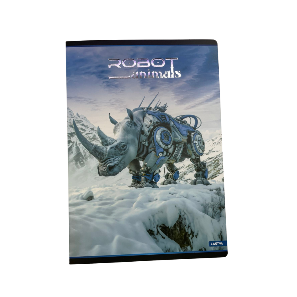 SVESKA A4 DIKTO ROBOT ANIMALS MP 52L