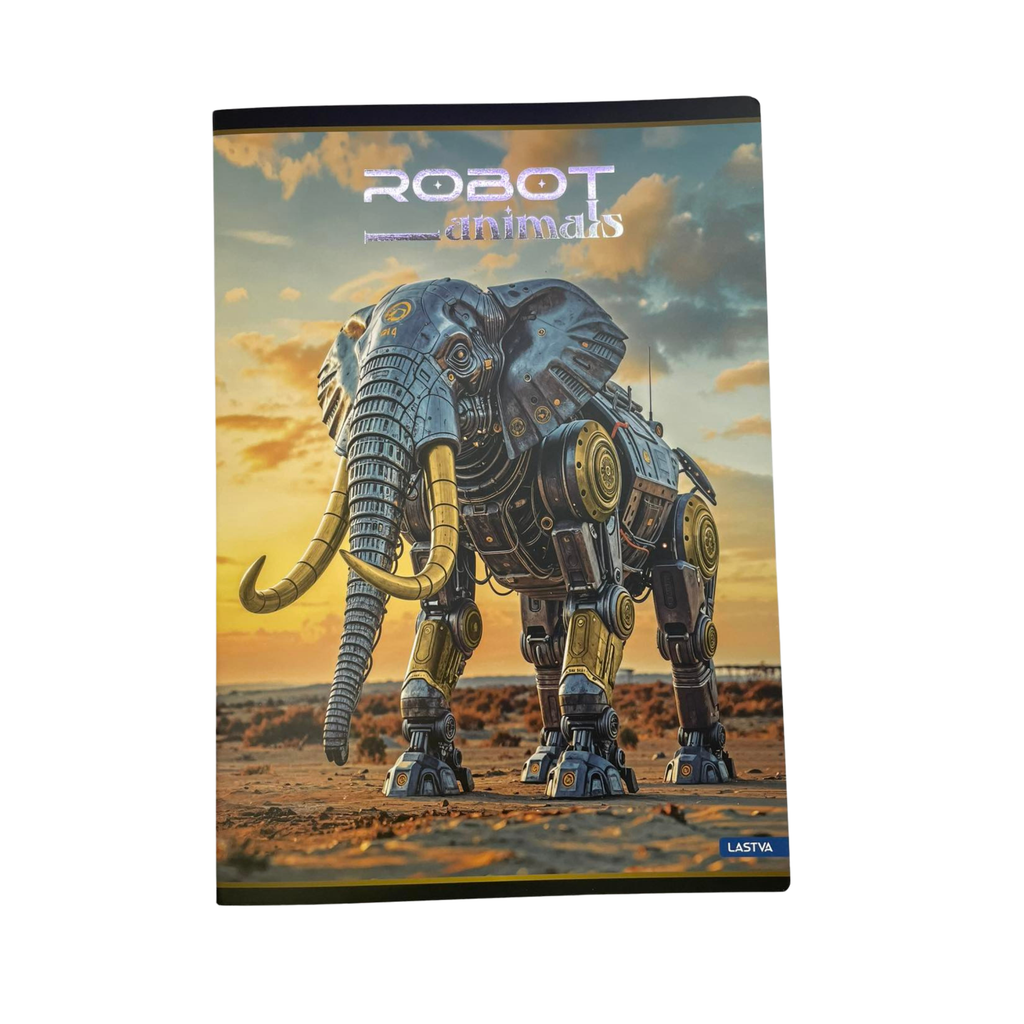 SVESKA A4 DIKTO ROBOT ANIMALS MP 52L